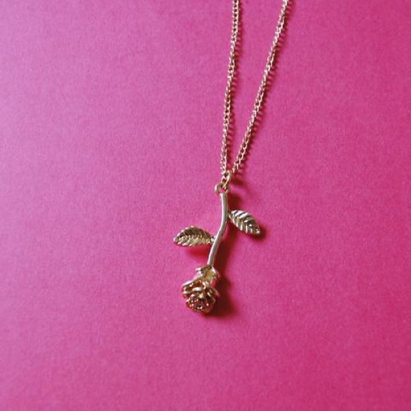 R O S E Pendant Necklace - Picture 2 of 2